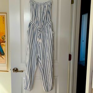 Forever 21 strapless jumpsuit